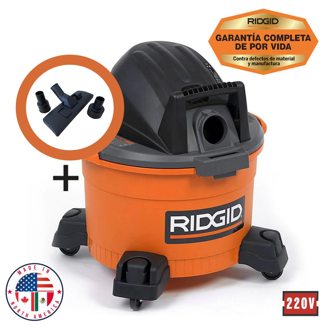 PACK Aspiradora seco-mojado 22,5 Lt 2,5HP WD0655 + Boquilla Alfombra Piso Flotante VT2530 [ENTREGA INMEDIATA EN BODEGA]