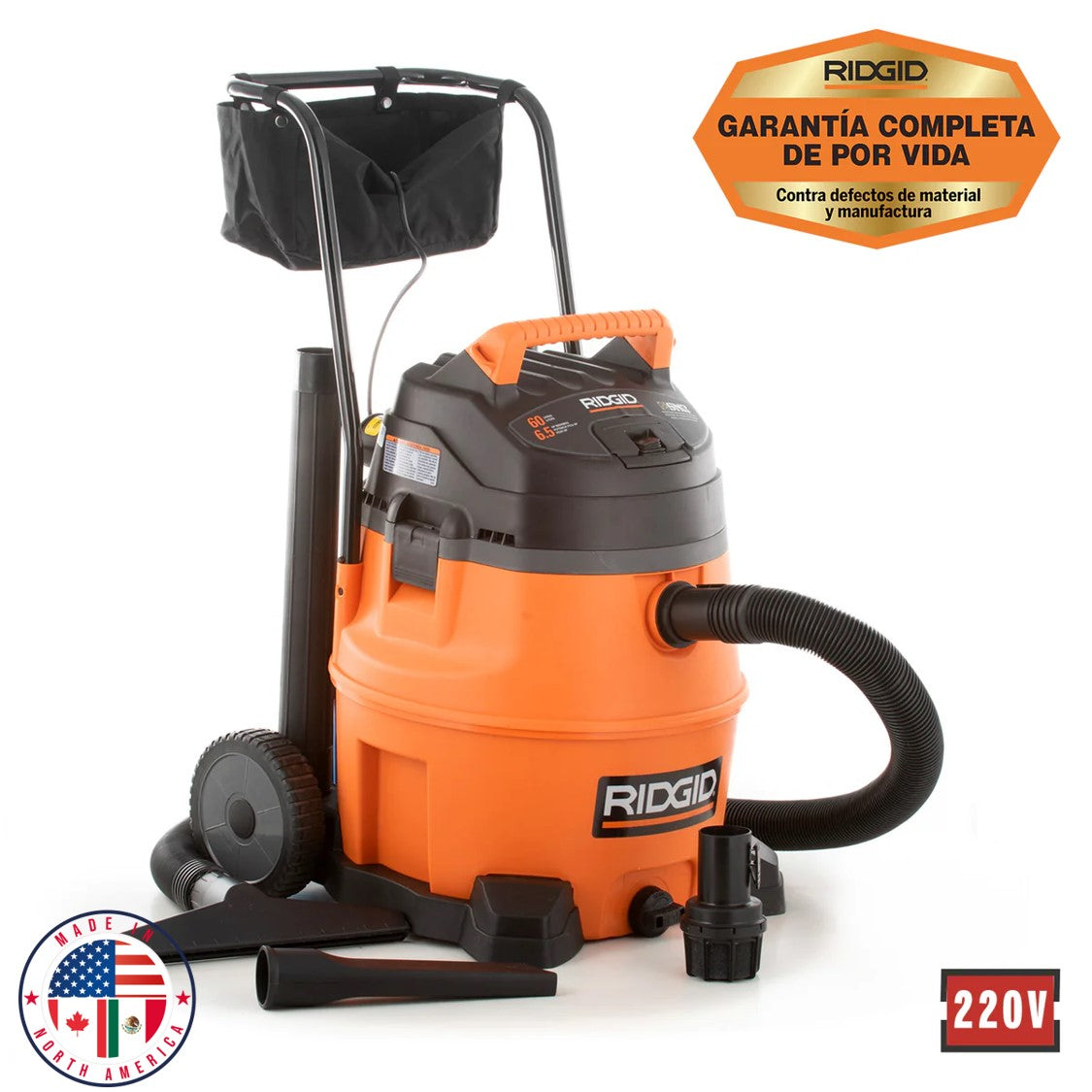 Aspiradora seco-mojado 60 L / 6,5 HP - WD1855 [SOLO CON TRANSFERENCIA] VENTA ONLINE